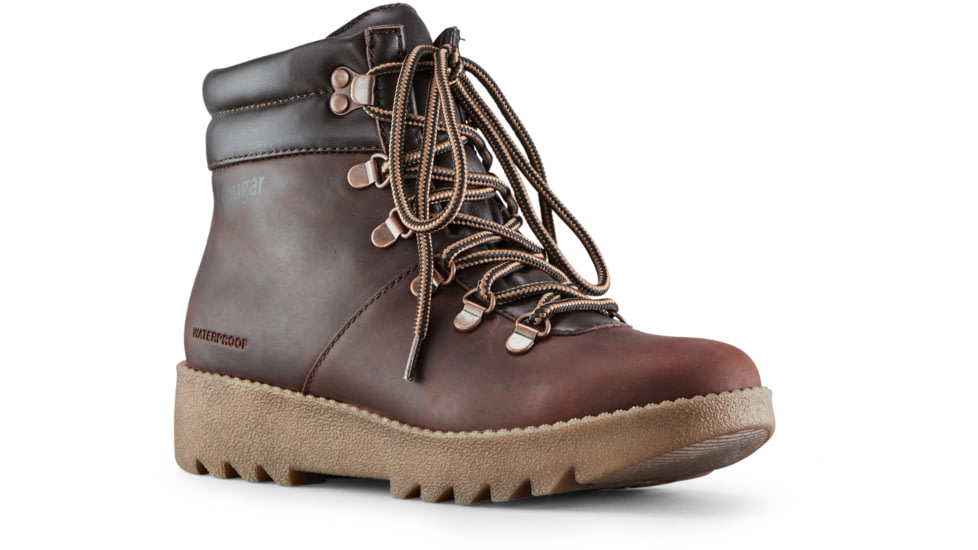 Cougar Prescott Leather Winter Boot - Womens, Cask, 8, Prescott-Cask-8