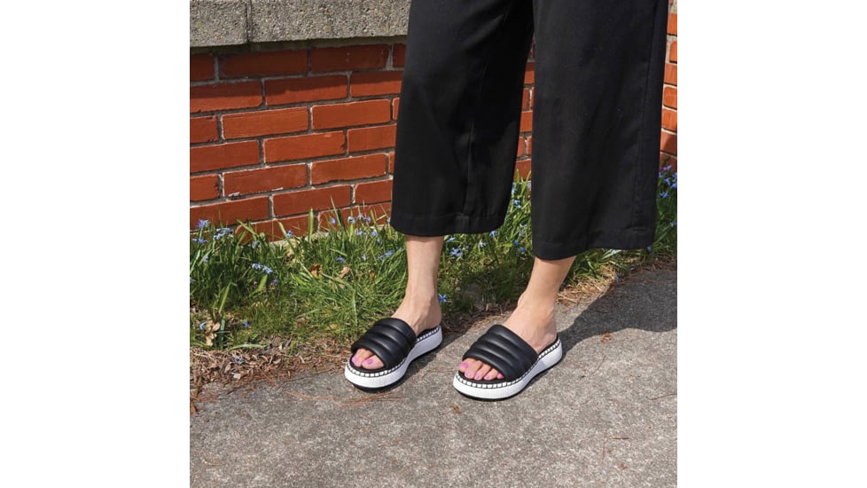 Cougar Soprato Luxmotion Leather Water-Friendly Sandals - Womens, Black, 10, SOPRATO-Black-10
