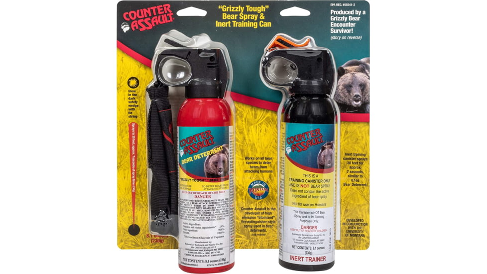 Counter Assault 8.1oz Inert Training Canister, Black, 1506-7043