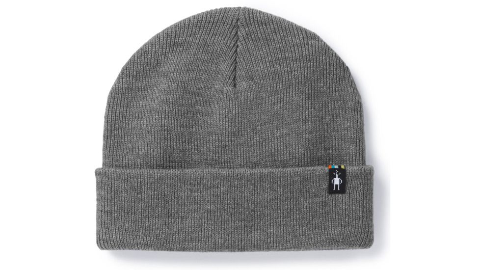 Smartwool Cozy Cabin Hat-Unisex, Light Gray Heather-Medium Gray Heather, Unisex Medium, SW000128A85-1FM