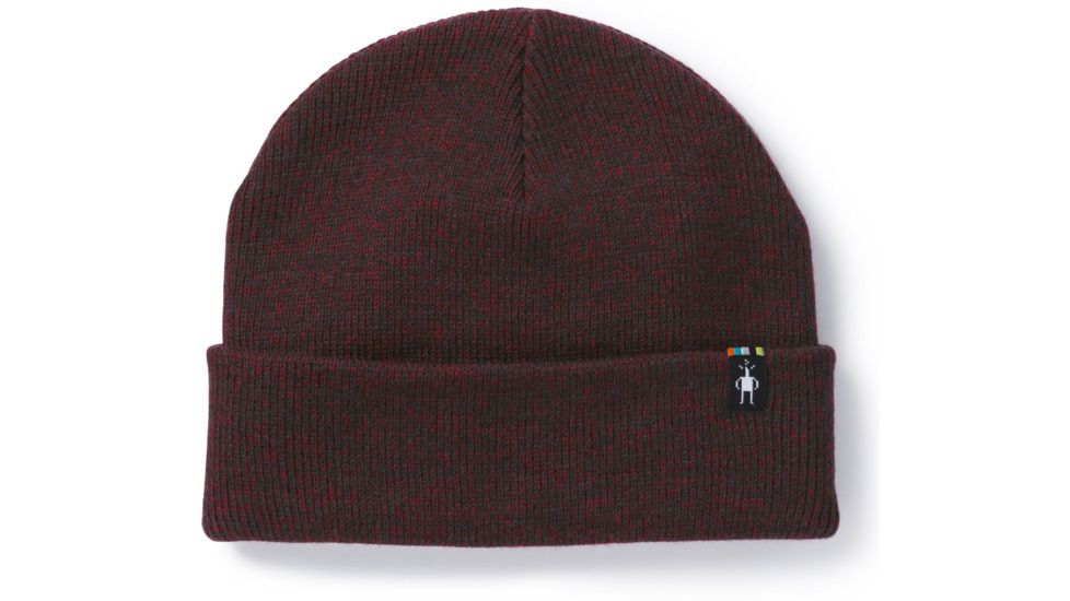 Smartwool Cozy Cabin Hat-Unisex, Tibetan Red H, Unisex Medium, SW000128A14-1FM