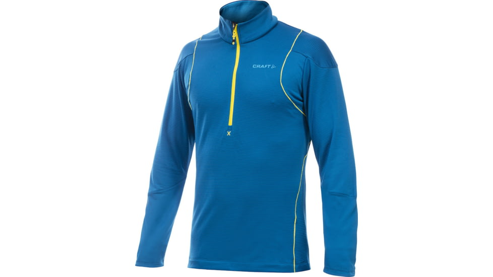 Craft E Shaped Lightweight Pullover - Men's-Galaxy/Strike/Ocean-Small