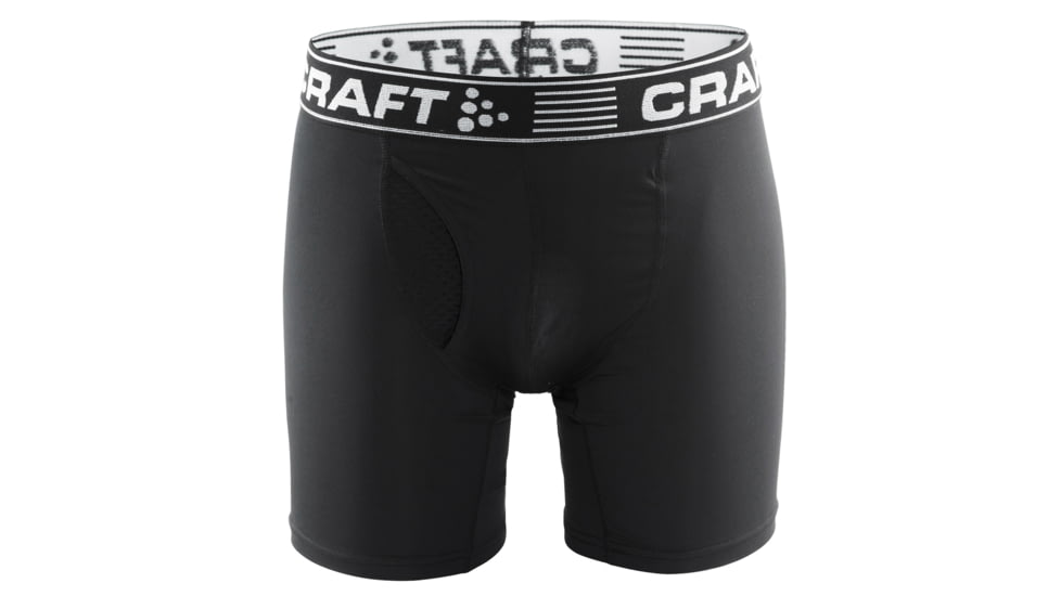 Craft Greatness Boxer 6 in - Men's-Black/White-Small