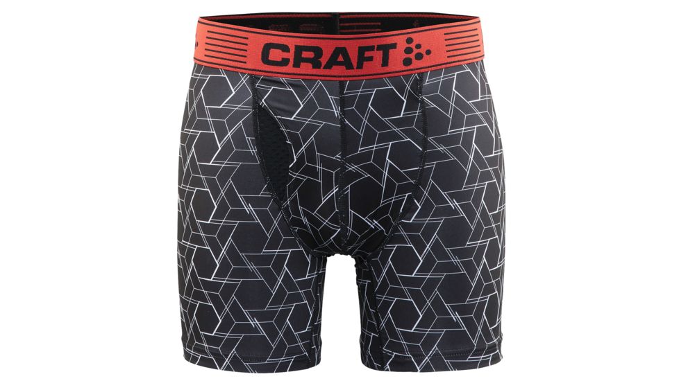 Craft Greatness Boxer 6 in - Men's-Caleido BW/Drama-Small