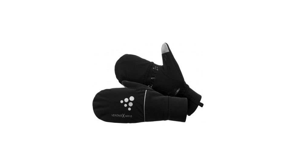 Craft Hybrid Weather Glove-Black-Large