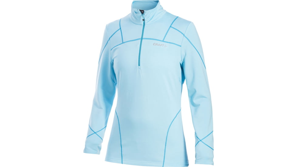Craft Thermal Stretch Pullover - Women's-Aquamarine/Azur-X-Small