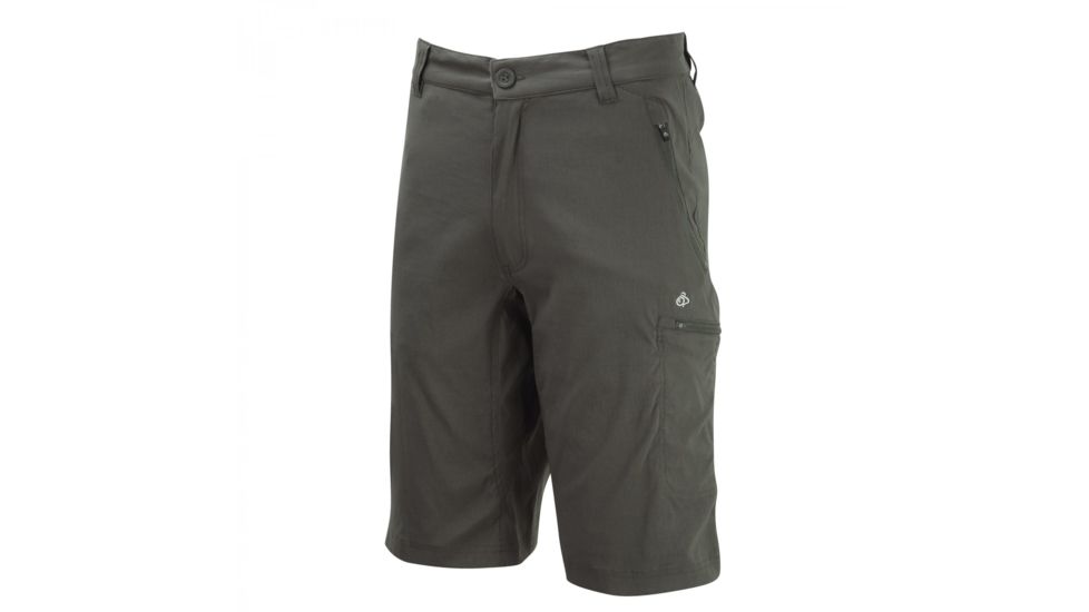 Kiwi Pro Stretch Active Long Short - Mens-Dark Khaki-32 Waist