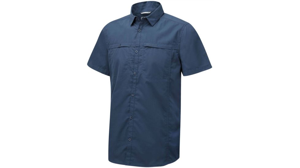 Kiwi Trek Short Sleeve Shirt - Mens -Faded Indigo-XX-Large