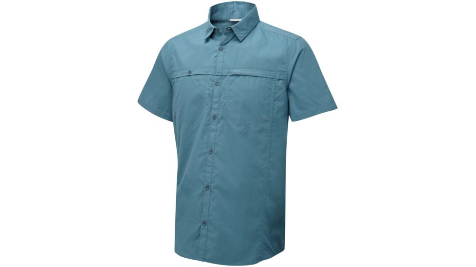 Kiwi Trek Short Sleeve Shirt - Mens -Provincial Blue-XX-Large