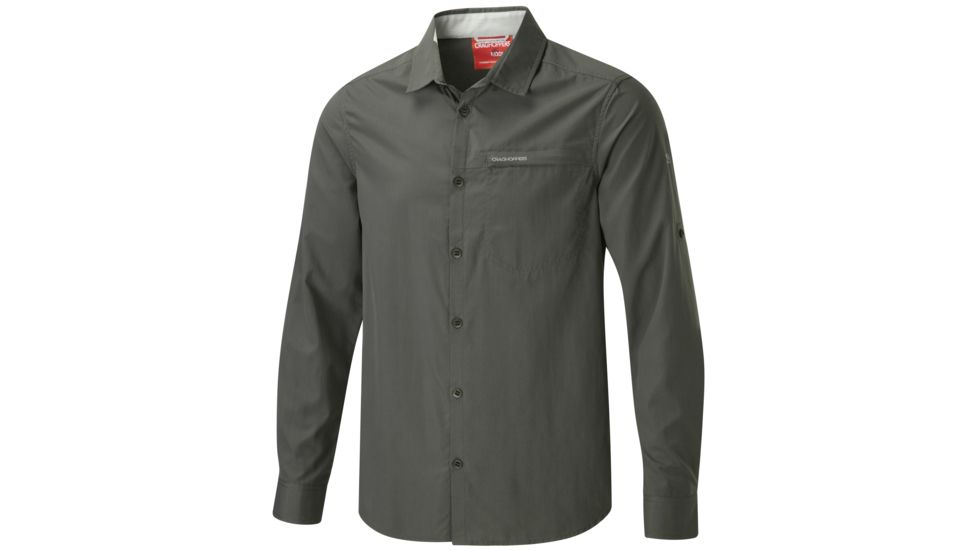 Nosilife Belay Long Sleeve Shirt - Mens -Dark Khaki-XX-Large