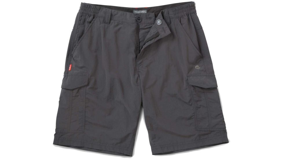 Crag Hoppers NosiLife Cargo Shorts - Men's-Bark-10.5 in-36 Waist