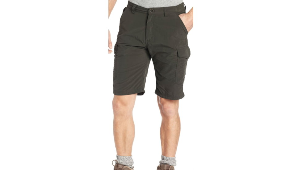 NosiLife Cargo Shorts - Mens-Dark Khaki-10.5 in-30 Waist