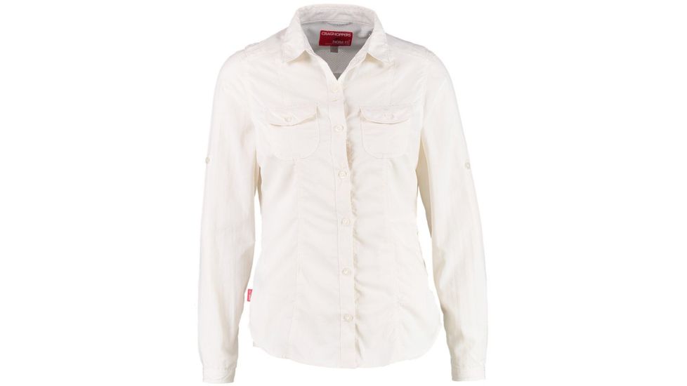 Crag Hoppers Nosilife Darla Long Sleeve Shirt - Women's -Sea Salt-X-Large