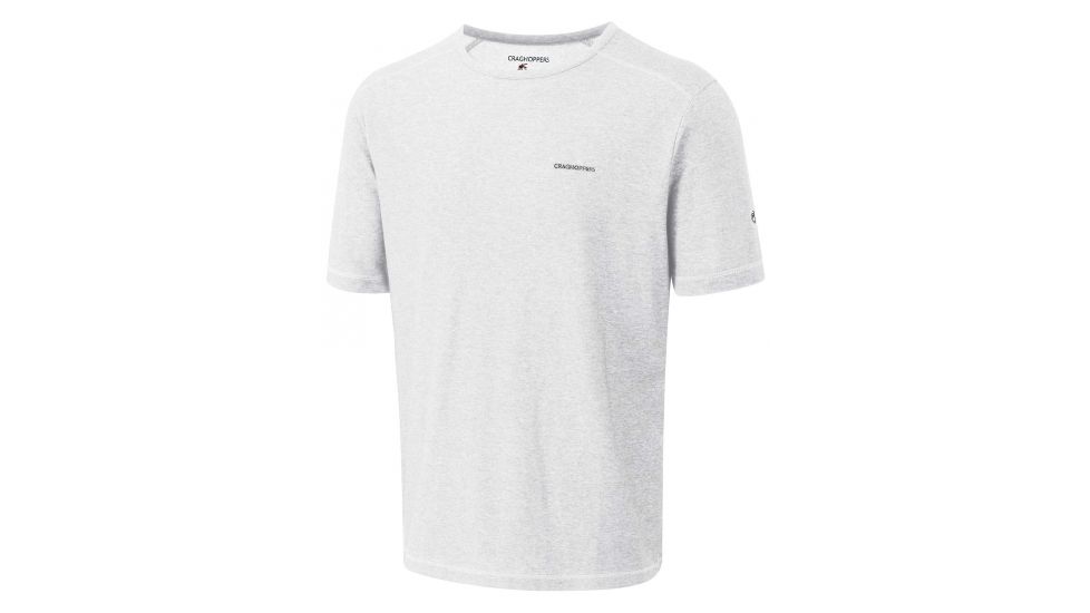 Crag Hoppers Nosilife Short Sleeve Base T-Shirt - Men's -White-Small