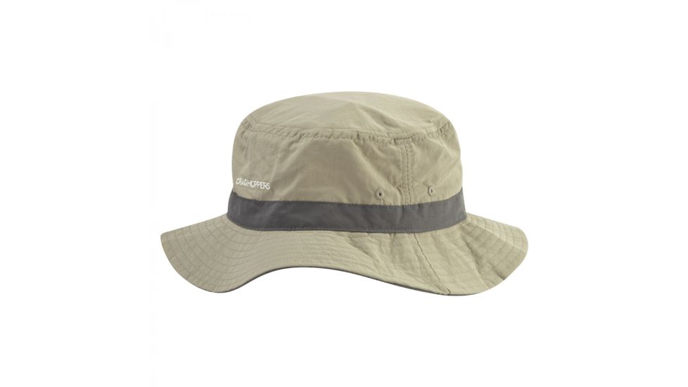 Crag Hoppers NosiLife Sun Hat -Pebble/Black Pepper-M/L