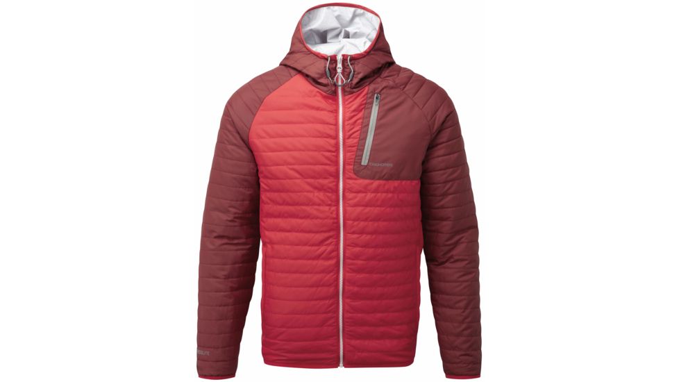 Crag Hoppers Response CompressLite Jacket - Men's -Maple/Oxblood-Small