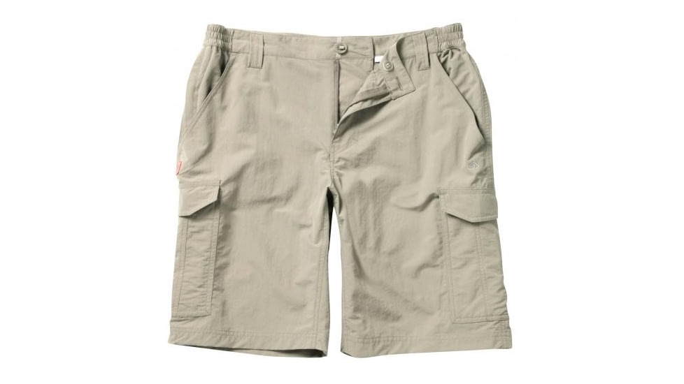 Crag Hoppers NosiLife Cargo Shorts - Men's-Pebble-10.5 in-36 Waist