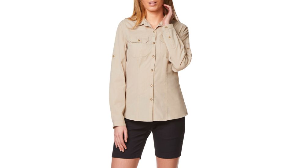 Craghoppers Adventure Shirt, Desert Sand, 10, CWS469-69414L
