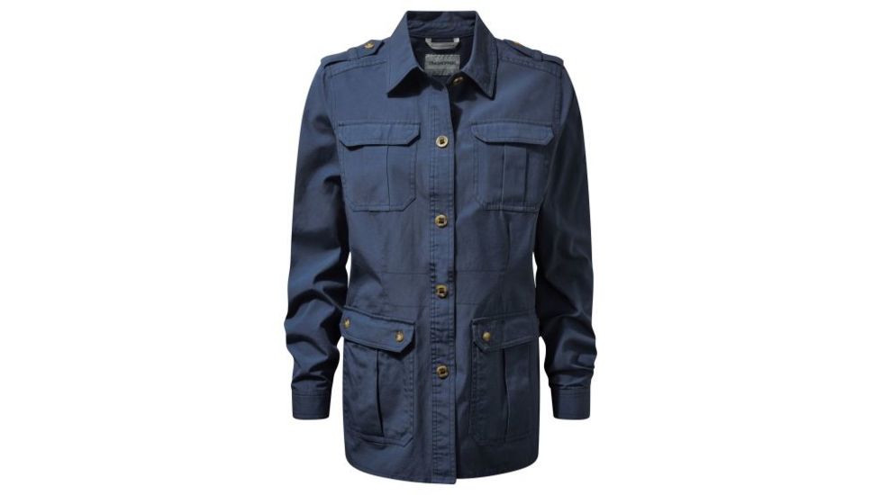Craghoppers Ariah Shirt Jacket, Ombre Blue, 10, CWN221-3UV14L