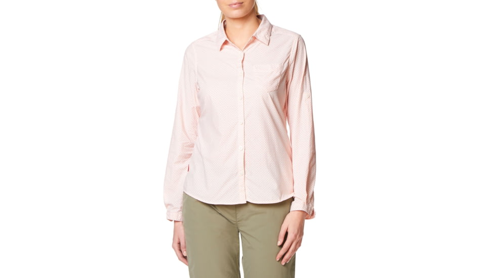 Craghoppers NL Adoni Long Sleeve Shirt, Blossom Pink, 16, CWS468-71P20L