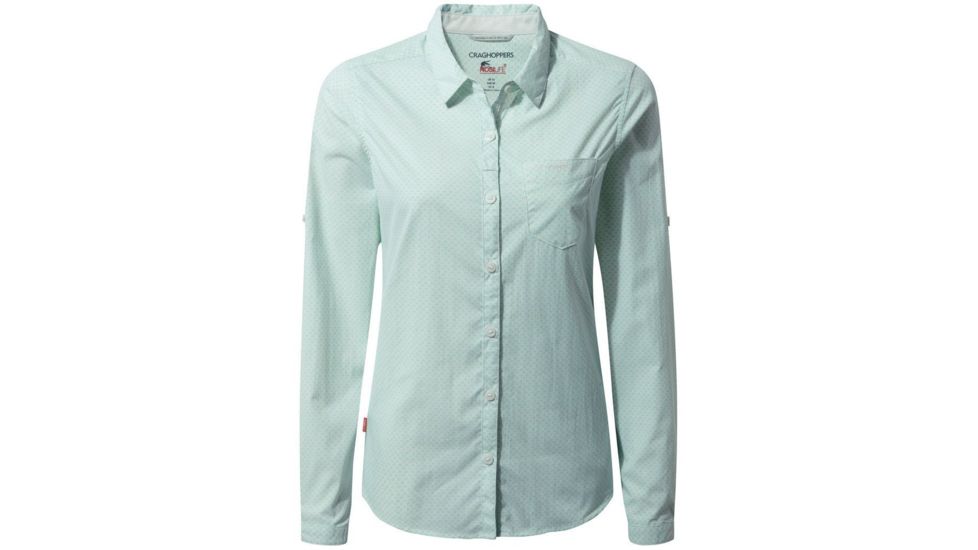 Craghoppers NL Adoni Long Sleeve Shirt, Seaspray, 6, CWS468-9JE10L