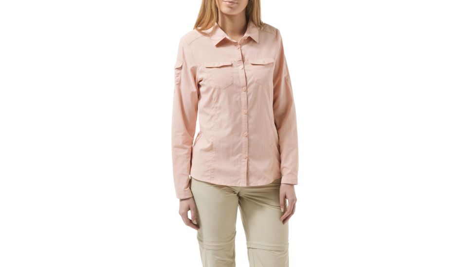 Craghoppers NL Adv Short Sleeve Shirt, Blossom Pink, 8, CWS444-71P12L