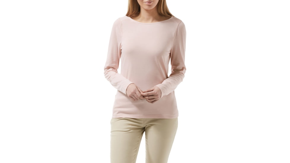 Craghoppers NL Erin Long Sleeve Top, Blossom Pink, 10, CWT1226-71P14L