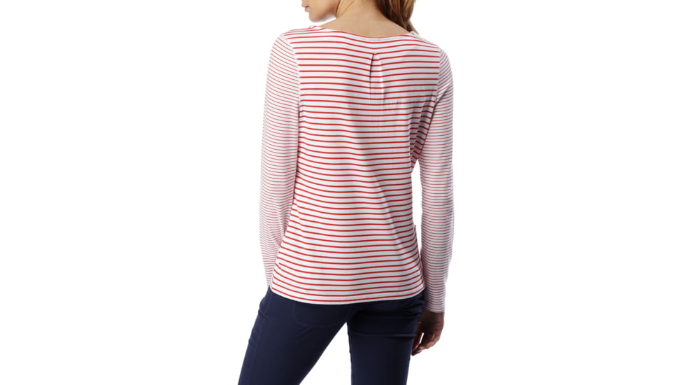 Craghoppers NL Erin Long Sleeve Top, FiestaRd Cmb, 4, CWT1226-3K508L