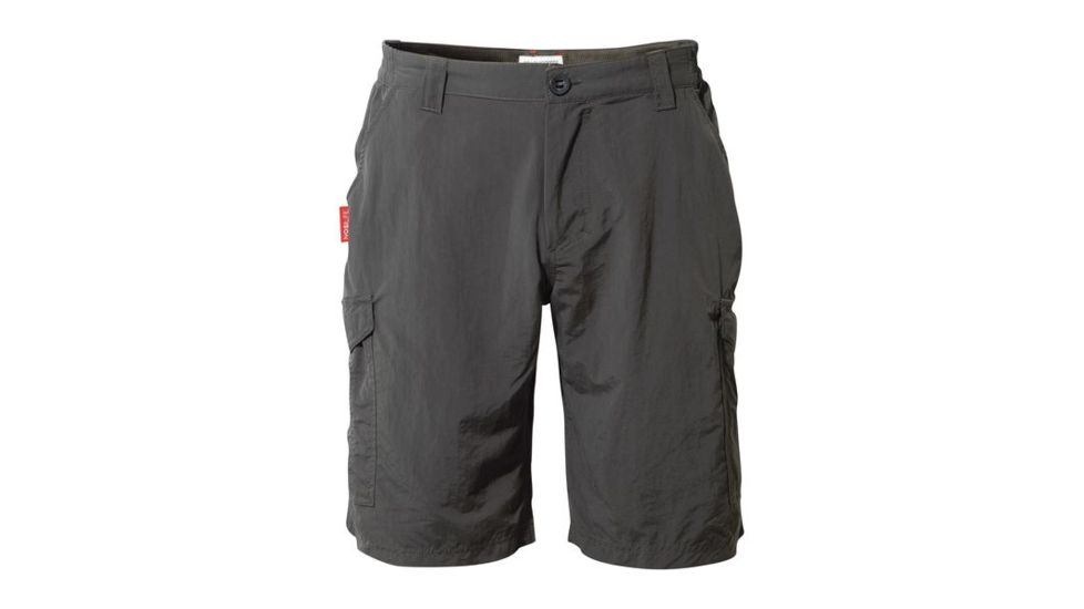 Craghoppers NosiLife Cargo Shorts - Mens-Black Pepper-10.5 in-36 Waist