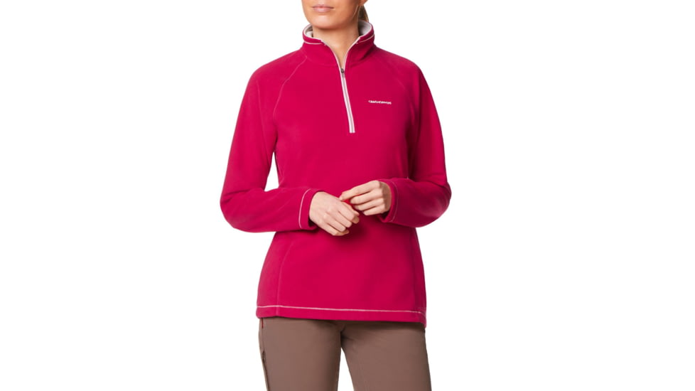 Craghoppers Seline Half Zip, Tropicl Pink, 8, CWA163-39H12L