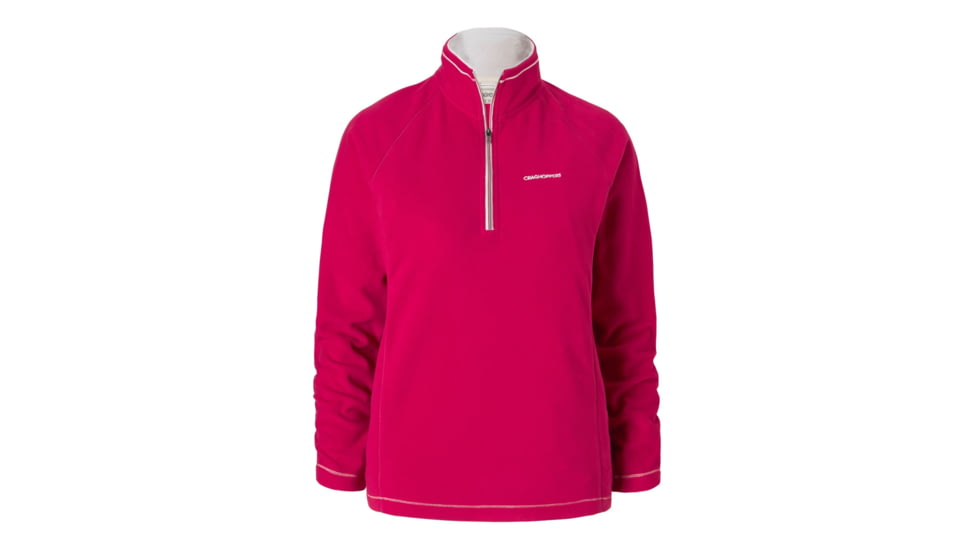 Craghoppers Seline Half Zip, Tropicl Pink, 8, CWA163-39H12L