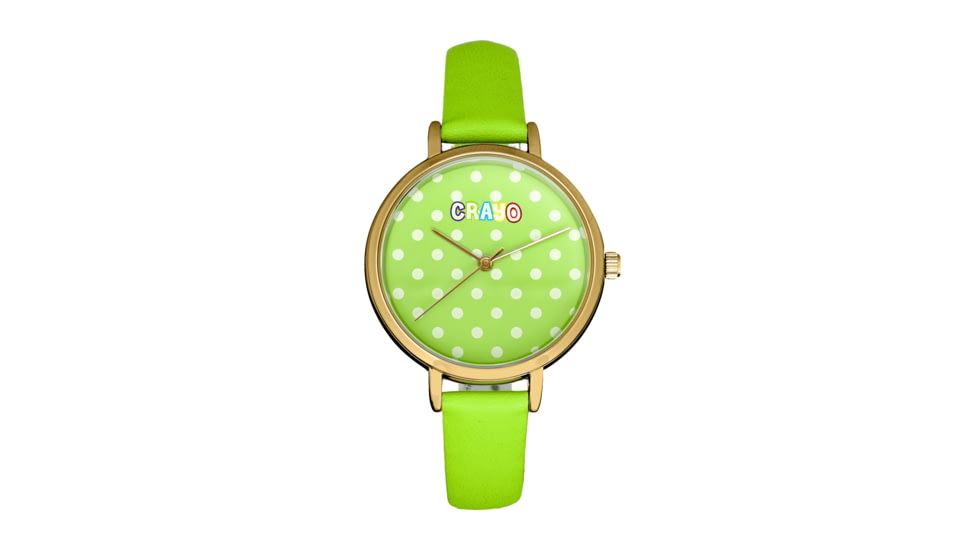 Crayo Dot Strap Watch, Green/Green, One Size, CRACR5903
