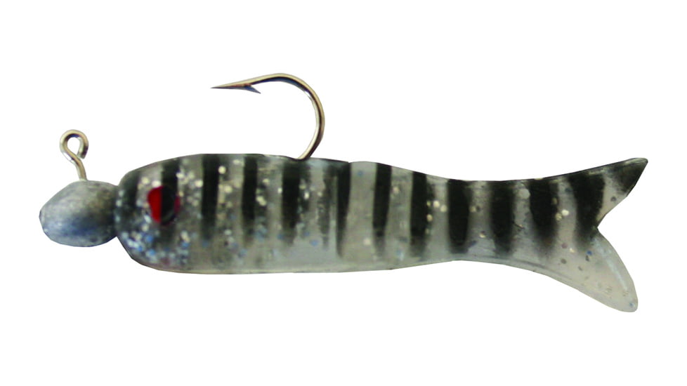 Creme Lures Lit'l Fishie Minnow Minnow, 1, 0.5in, Ghost Minnow, 1202