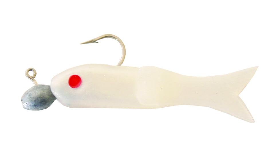 Creme Lures Lit'l Fishie Minnow Minnow, 1, 0.5in, Pearl, 1290