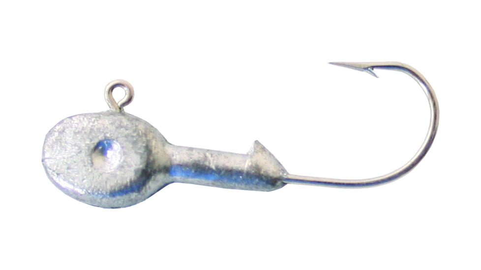 Creme Lures Litl Fishie Jighead, Unpainted, 1/4oz, 4/per Pack, H2500