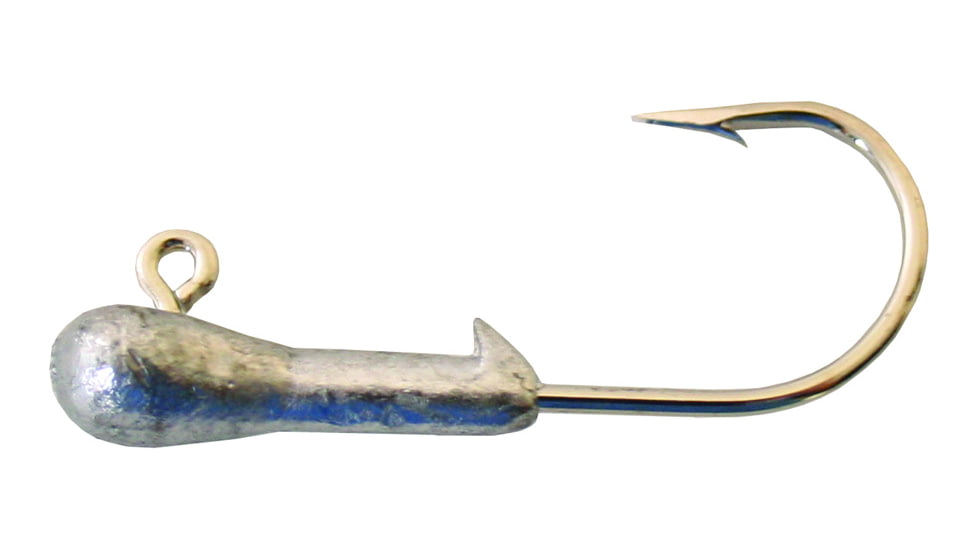 Creme Lures Litl Fishie Jighead, Unpainted, 3/8oz, 3/per Pack, H3600