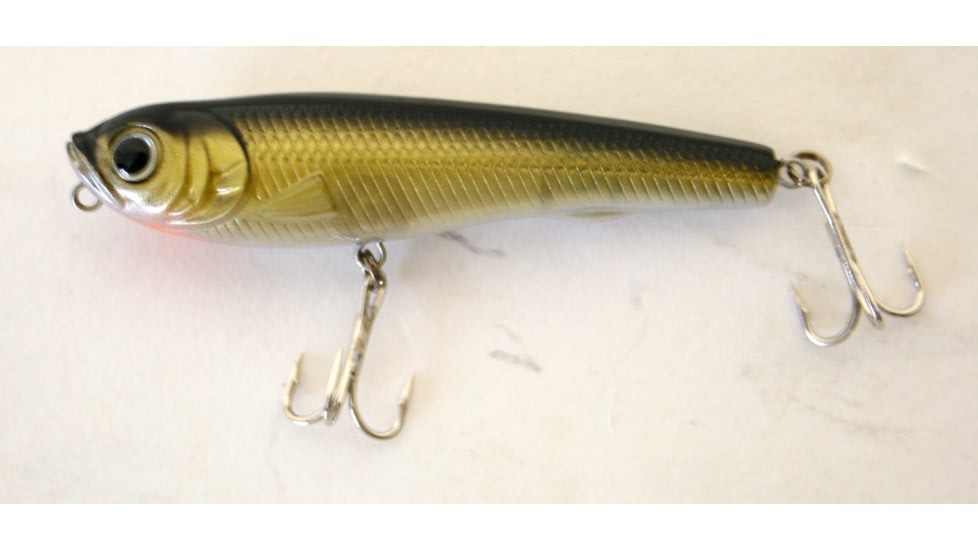 Creme Lures Pond Favorite Topwater Bait, Floating, Black Back, 2 3/4in, 1 per Pack, TWP91