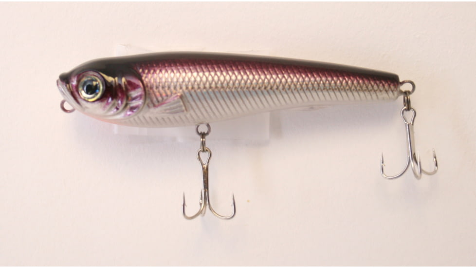 Creme Lures Pond Favorite Topwater Bait, Floating, Black Purple Back, 2 3/4in, 1 per Pack, TWP36
