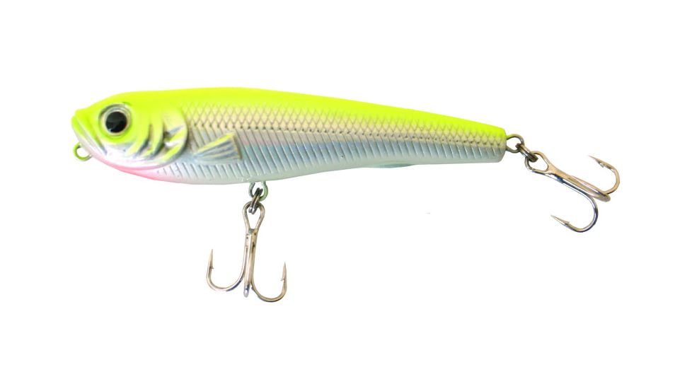Creme Lures Pond Favorite Topwater Bait, Floating, Chartreuse Back, 2 3/4in, 1 per Pack, TWP99