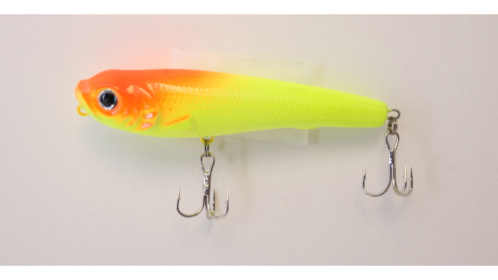 Creme Lures Pond Favorite Topwater Bait, Floating, Chartreuse Orange Back, 2 3/4in, 1 per Pack, TWP37