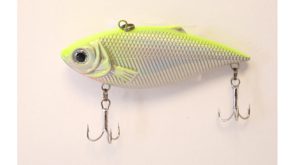 Creme Lures Pond Favorites Lipless Crankbait, Sinking, Chartreuse Back, 2 1/2in, 1 per Pack, LCP99