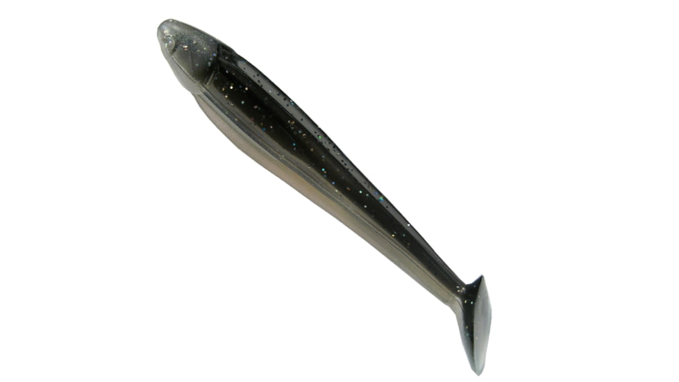 Creme Lures Reel Scremer Bait Soft Bait, 1, 5in, Black Light, 9111-05