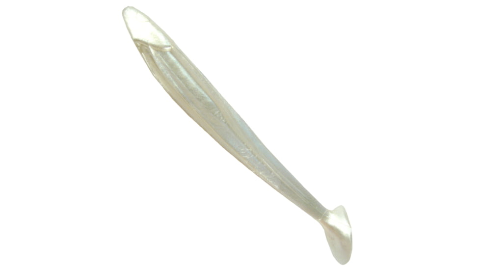 Creme Lures Reel Scremer Bait Soft Bait, 1, 5in, Pearl, 9190-05