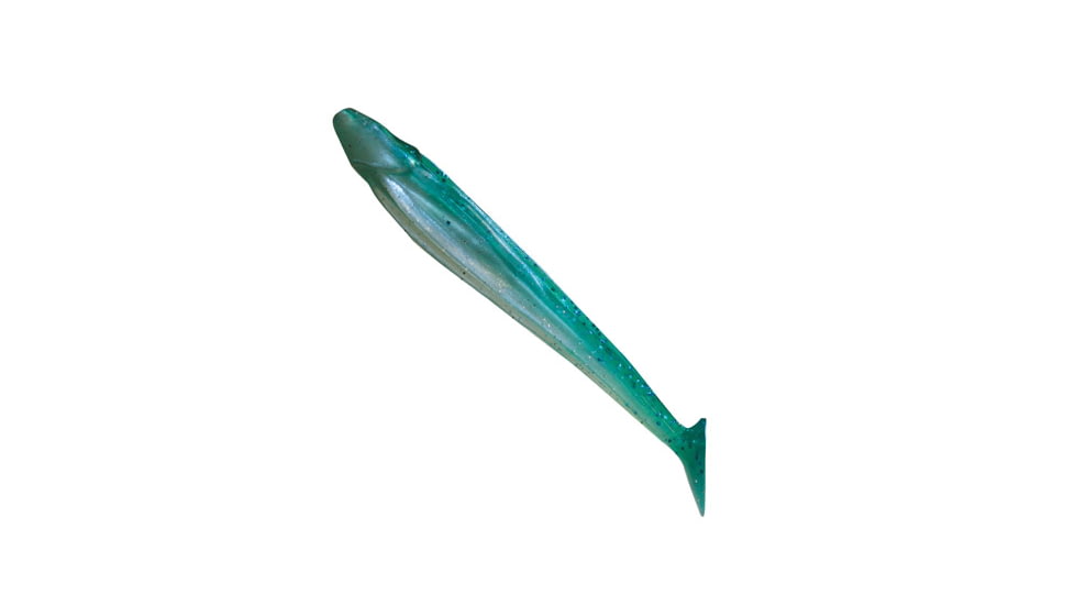 Creme Lures Reel Scremer Bait Soft Bait, 1, 5in, Silver Flash, 9188-05