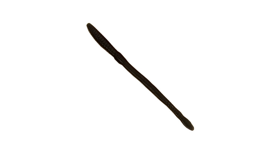 Creme Lures Scoundrel Worm, 1, 6in, Black, 103-99