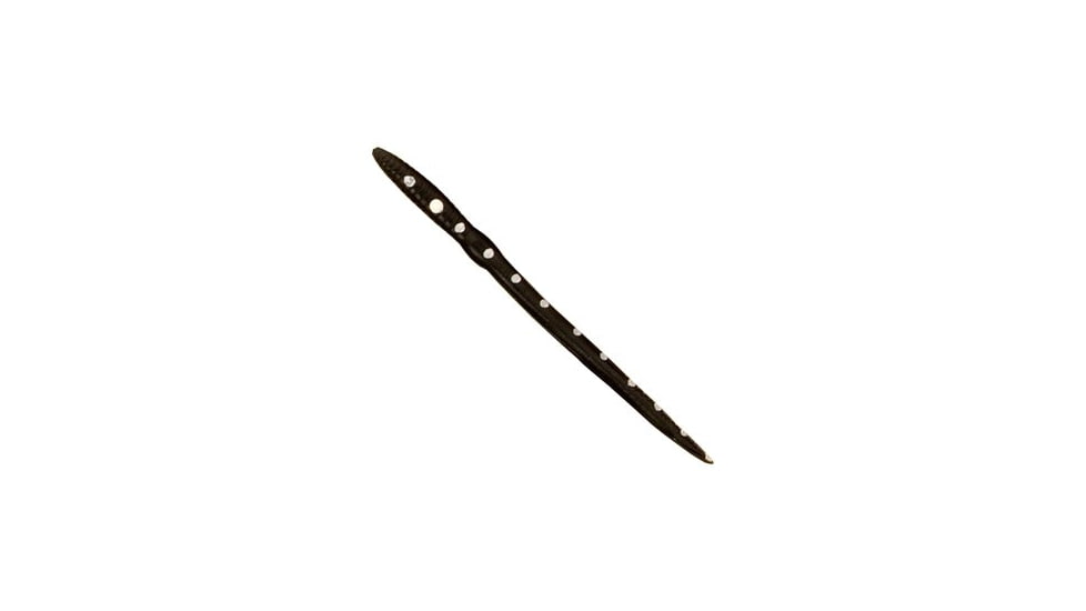 Creme Lures Scoundrel Worm, 1, 6in, Black White Dots, 172-99