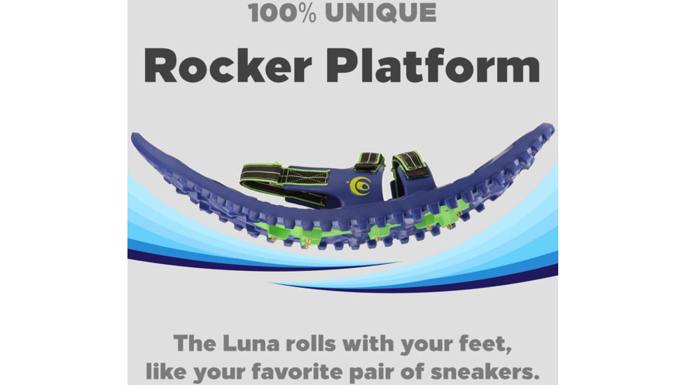 Crescent Moon Luna Foam Snowshoe, Blue Jean, 760622