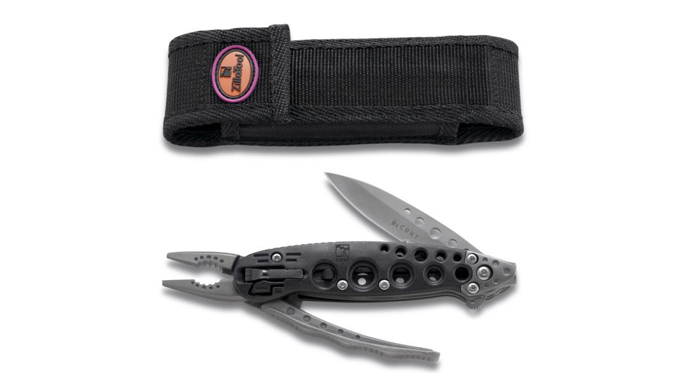 CRKT Zilla-Tool Knife - Black Handle, Bead-Blast Finish 9060