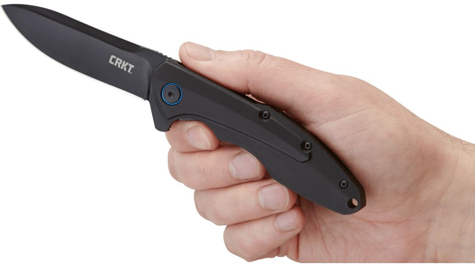 CRKT Caligo, Black, 4.471 in/113.56 mm, 6215