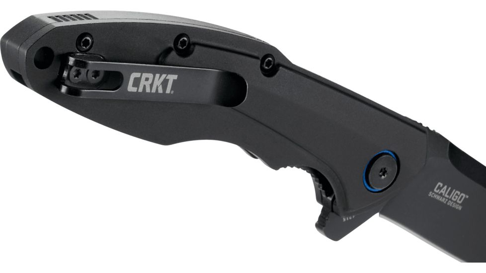 CRKT Caligo, Black, 4.471 in/113.56 mm, 6215